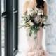 Industiral Meets Modern Wedding With A Blush Wedding Gown - Weddingomania
