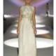 David Fielden - 2013 - Sleeveless Chiffon and Organza A-Line Wedding Dress with a Bateau Neckline and Lace Details - Stunning Cheap Wedding Dresses