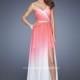Electric Pink Sugarplum La Femme 20028 La Femme Prom - Top Design Dress Online Shop