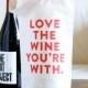PRE-ORDER - Love the Wine You're With Holiday Wine Tote Bag