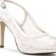 Lydia Lace Peep Toe Slingback Wedding Shoes By Benjamin Walk