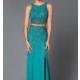 Long Chiffon Two Piece High Neck Sean Prom Dress SN-50909 - Discount Evening Dresses 