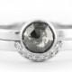 1.36 Carat Black Diamond Engagement Ring