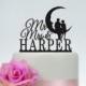 Wedding Cake Topper,Mr and Mrs Cake Topper With Surname,Custom Cake Topper,Personalized Cake Topper,Wedding Decoration C068