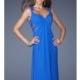 2014 Cheap Laced Jersey Gown by La Femme 19993 Dress - Cheap Discount Evening Gowns
