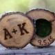 Mini Log Ring Box Boho Wedding Ring Box Wood Ring Box Proposal Ring Box Engagement Ring Box Hippie Wedding Ring Holder Custom Ring Box Wood