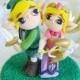 Custom Cake Topper - Link & Zelda