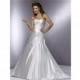 A-line Strapless Court Trains Sleeveless Satin Wedding Dresses In Canada Wedding Dress Prices - dressosity.com