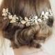 Bridal Head Piece, Leaf halo, Gold leaf headband,Wedding tiara,Wedding headpieces,Gold Leaf Headpiece,Bridal Hair Halo,bohemian,hair chain