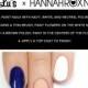 Mani Monday: Nude And Navy Blue Floral Nail Tutorial (Lulus.com Fashion Blog)