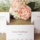 Custom Printed - Eyelet Scallop Edge / Tented Place Cards - Wedding Escort Cards - Wedding - Reception - Rehearsal Dinner/ Placecards