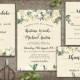 Wedding Invitation Template Floral, Wedding Invitations, Printable Wedding, Floral Wedding Invitation, Wedding Invitation, Elegant Wedding