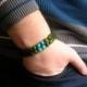 Black, Green & Blue Beads Bracelet, Couple Bracelets, Beaded Bracelet, Double Bracelet, Gift For Her, Gift For Him, Bracelets For Couples
