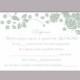 DIY Wedding RSVP Template Editable Word File Instant Download Rsvp Template Printable RSVP Cards Floral Green Rsvp Card Elegant Rsvp Card - $6.90 USD