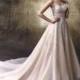 Lulu by Enzoani - Lace  Tulle Floor Straps  V-Neck A-Line  Princess Wedding Dresses - Bridesmaid Dress Online Shop