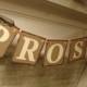 PROST Wedding Banner - Wedding Reception Decoration - Cheers Banner -German Banner - Photo Prop You Pick the Colors