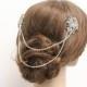 Wedding hair chain Rhinestone Bridal hair chain,Wedding hair accessories,Bridal hair piece,Wedding hair vine,Bridal hair vine,Wedding comb