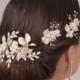 Bridal headpiece, Swarovski crystal hair vine,Bridal halo,sparkly wreath, hair accessories,boho wedding, Bridal Hair Pins, Bridal Hair Comb,