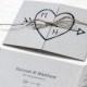 Heart and Arrow Wedding Invitation