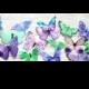 18 Purple Lilac Mint Green Butterfly Cake Toppers