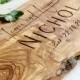 Personalized Rustic Olive Wood Chopping/Cutting/Cheese Board - available in five sizes