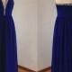 royal blue prom Dress,chiffon Prom Dress,cheap prom dress,evening dress,Long prom dress,BD1027