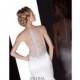 Simone Carvalli 90193 (back) - Burgundy Evening Dresses
