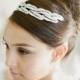 Bridal Tiara Woven Headband  - RHEA Swarovski Bridal Tiara, Crystal Wedding Crown, Rhinestone Tiara, Wedding Tiara, Diamante Crown