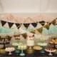 Tissue Fringe Garland // baby shower decorations // dessert table backdrop // bridal shower decorations // photo booth backdrop // fringe