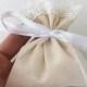Wedding Favor Bags, Natural Linen, candy bags, set of 100, eco friendly - $150.00 USD