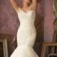 Mori Lee 1852 Strapless Beaded Mermaid Wedding Dress - Crazy Sale Bridal Dresses