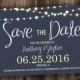 Cheap Unique SAVE THE DATE cards - Cheap Save the Dates, Lights Wedding Invitations, Unique, Announcements, Custom, Night, Blue