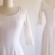 Lace wedding dress- Simple wedding dress- Short wedding dress-Lace dress- Ivory lace dress- Ivory wedding dress- Fall wedding dress- Small
