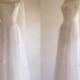 White wedding dress-Lace wedding dress-Formal wedding dress- Tulle wedding dress- Illusion neckline- 50s wedding dress- 1950s bridal- Small