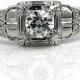 Antique Engagement Ring .60ctw 18K White Gold Vintage Solitaire European Cut Diamond Wedding Ring Art Deco Engagement Ring Size 8!