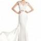 Sexy Trumpet/Mermaid Spaghetti Straps Beading Floor-length Chiffon Wedding Dresses - Dressesular.com