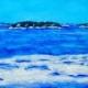 Icy Shore of the St. Lawrence River (ORIGINAL ACRYLIC PAINTING)  8" x 10" by Mike Kraus