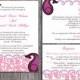 Bollywood Wedding Invitation Template Download Printable Invitations Editable Purple Pink Invitations Indian invitation Paisley Invites DIY - $15.90 USD