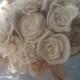 Sola Flower Wedding Bouquet, Bridal Bouquet, Rustic Wedding