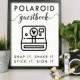 Polaroid Guest Book Sign - Wedding Guest Book Sign - Digital download  - STICK IT