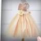 Glitter sequin flower girl wedding dress. Pageant Gown. Tutu gown with flower, bridesmaid, mini bride dress