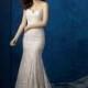 Allure Bridals 9350 Wedding Dress - Strapless, Sweetheart Long Allure Bridals Fitted Dress - 2017 New Wedding Dresses