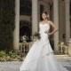 Timeless Fit N Flare Taffeta One Shoulder Sleeveless Floor Length Wedding Dresses - Compelling Wedding Dresses