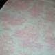 Pink toile table runner