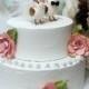 CHOOSE your head flower  wedding 2017   small   cutest  birds wedding cake topper or wedding anniversary