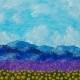 Sunflowers and Lavender In Provence (ORIGINAL ACRYLIC PAINTING) 8" x 10" by Mike Kraus