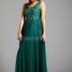 Attractive Chiffon V Neck Floor Length A line Sleeveless Natural Waist Prom Gowns - Compelling Wedding Dresses