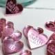 50 Personalised Heart Wedding Table Centerpiece Decorations &  Wedding Favours - Pink Wedding Mirror Acrylic Anniversary / Wedding Ideas
