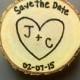 Rustic Save the Date! save the date magnets! Rustic, save the date, wedding, rustic wedding, wood slices, custom save the date, personalized