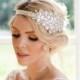 Sophia crystal bridal headband vintage style. Handmade beautiful bridal headpiece. Bridal hair accessories. Wedding headband. Bridal tiara